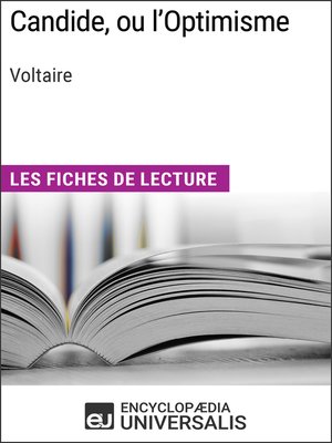 cover image of Candide, ou l'Optimisme de Voltaire